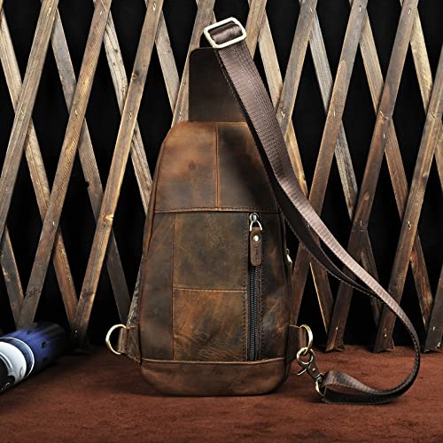 Le'aokuu Men Outdoor Leather Sling