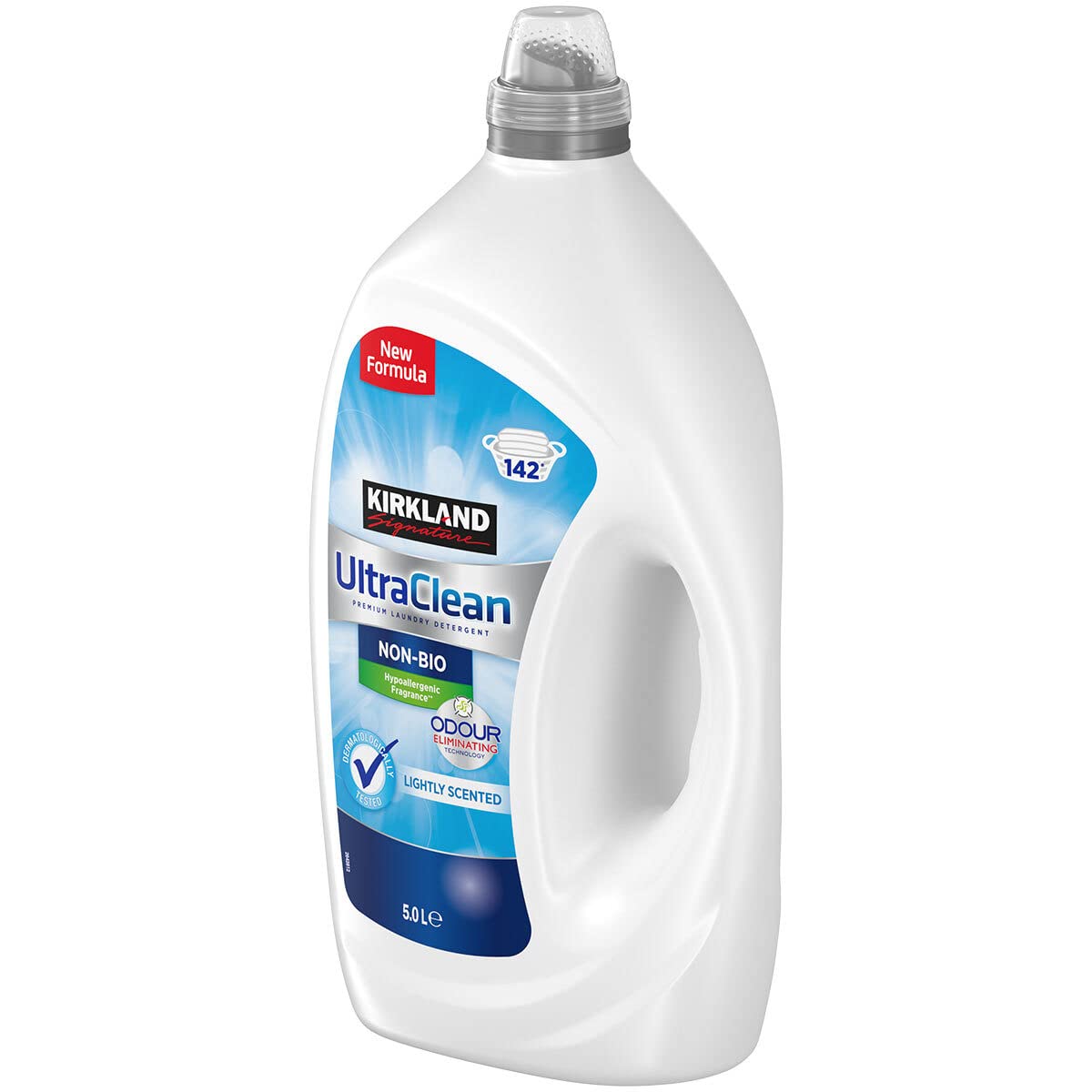 Kirkland Signature Ultra Clean Lessive Non Bio 142 Lavages 5L