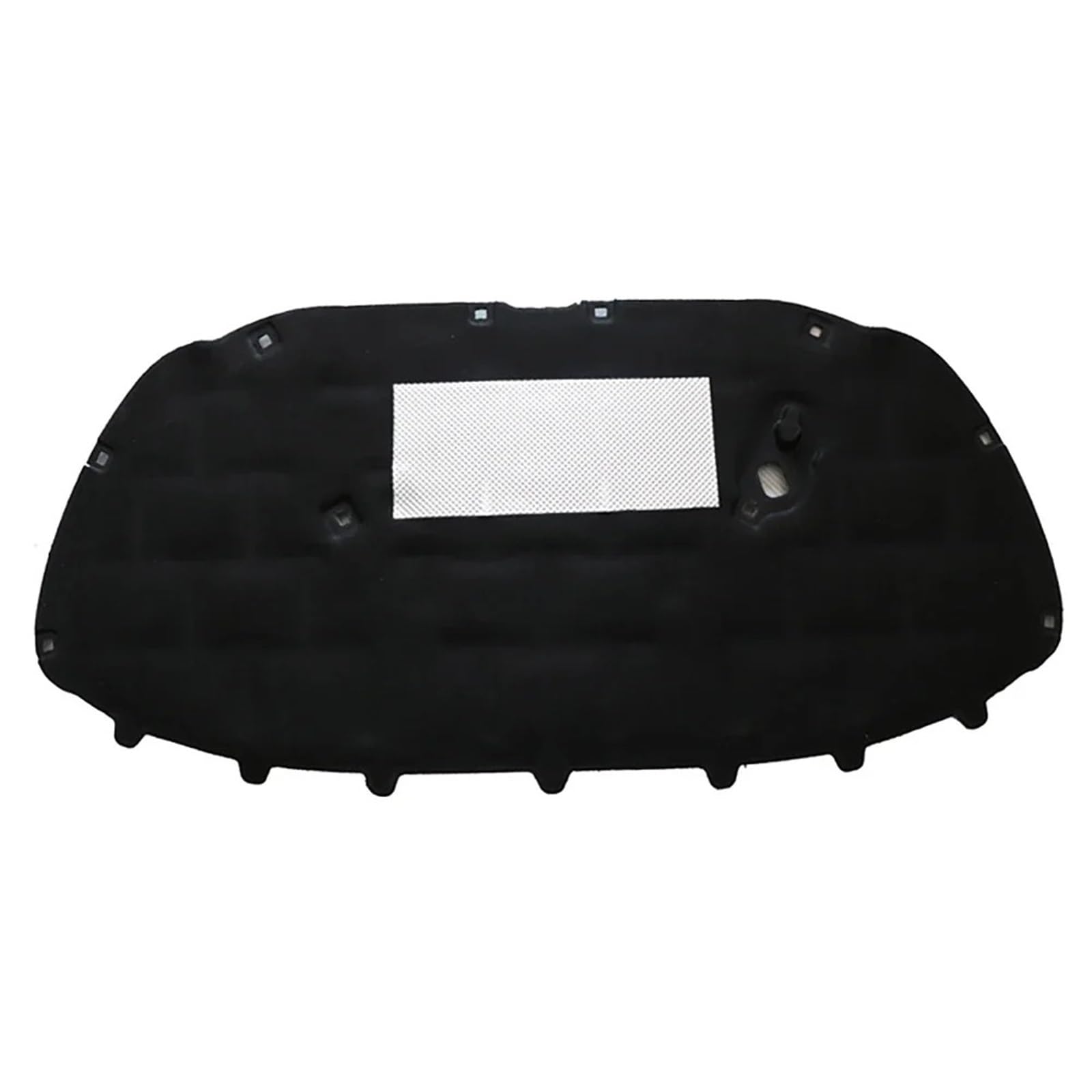 Xexjhqq One Color Car Hood Engine Insulation Pad For Vw For Polo 2011-2019 Front Hood Engine Sound Insulation Pad Cotton Soundproof Cover Thermal Heat Insulation Pad Mat