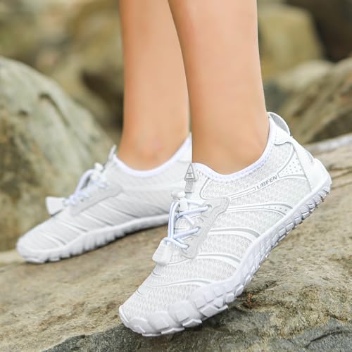 Image of UBFEN Kids Water Shoes for Boys Girls Quick-Dry Swim Aqua Socks | Lightweight, Barefoot-style, Perfect for Water parks, Beach, Pool, Kayak, Creek Hiking, Camping, Toddler, Little Kid, Big Kid