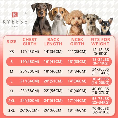 KYEESE Dog Sweater for Large Dogs with Leash Hole Warm Pullover with Reflective Yarn Male Thick Stretchy Knitwear Winter Soft Pet Coat boy for Cold Weather Comfy Dog Sweaters, Navy Blue, XX-Large - Image 3