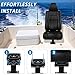 VioraWhite 2 Pcs Boat Seat Base 7 Inch Adjustable Boat Seat Pedestal and 360 Degree Swivel Plate Replacement Adjustable Seat Base for Boat Swivel Pedestal Yacht Seat