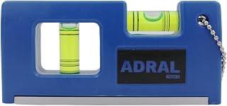 ADRAL 4 Inch Magnetic Spirit Level with Belt Clip | Unbreakable ABS Body | Pocket-Friendly Mini Level Tool for Horizontal... Price In India
