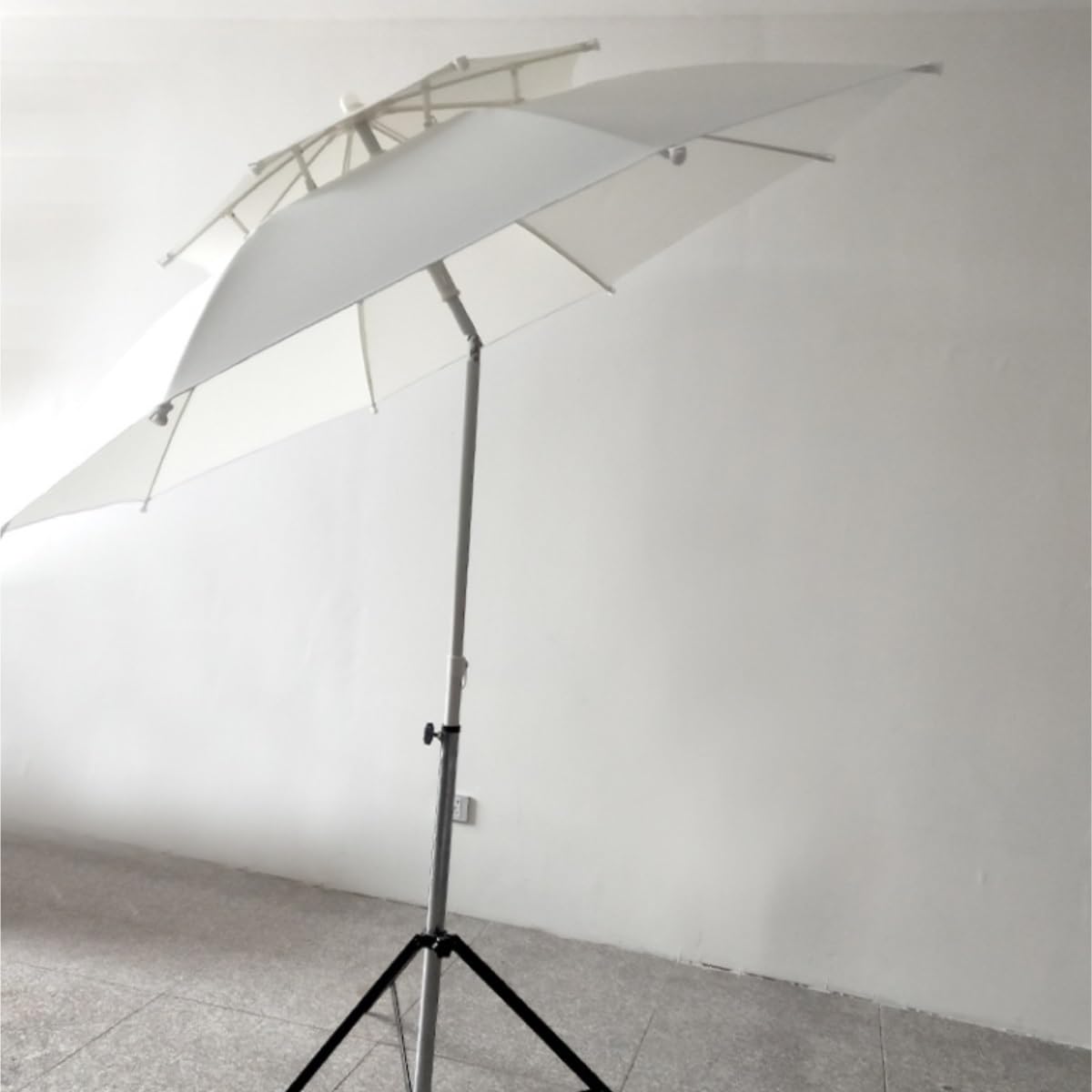 Parasole Parasol Przeciwsłoneczny Z Podwójną Warstwą Włókna, Parasol Plażowy, Parasol Do Użytku Zewnętrznego, Komercyjny, Narzędziowy Parasol Ogrodowy(Blue)