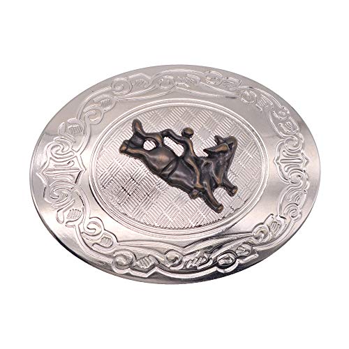 Nocona Boy's Bull Rider Cowboy Design Belt, Brown, 22 #TOP2