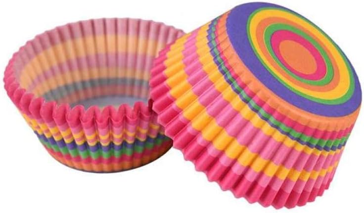 Cake Molds 100pcs Muffin Cupcake Paper Cups Cupcake Liners Baking Muffin Boxes Cup Cases Party Trays Cake Baking Pans/114 (Color : 7) (9)