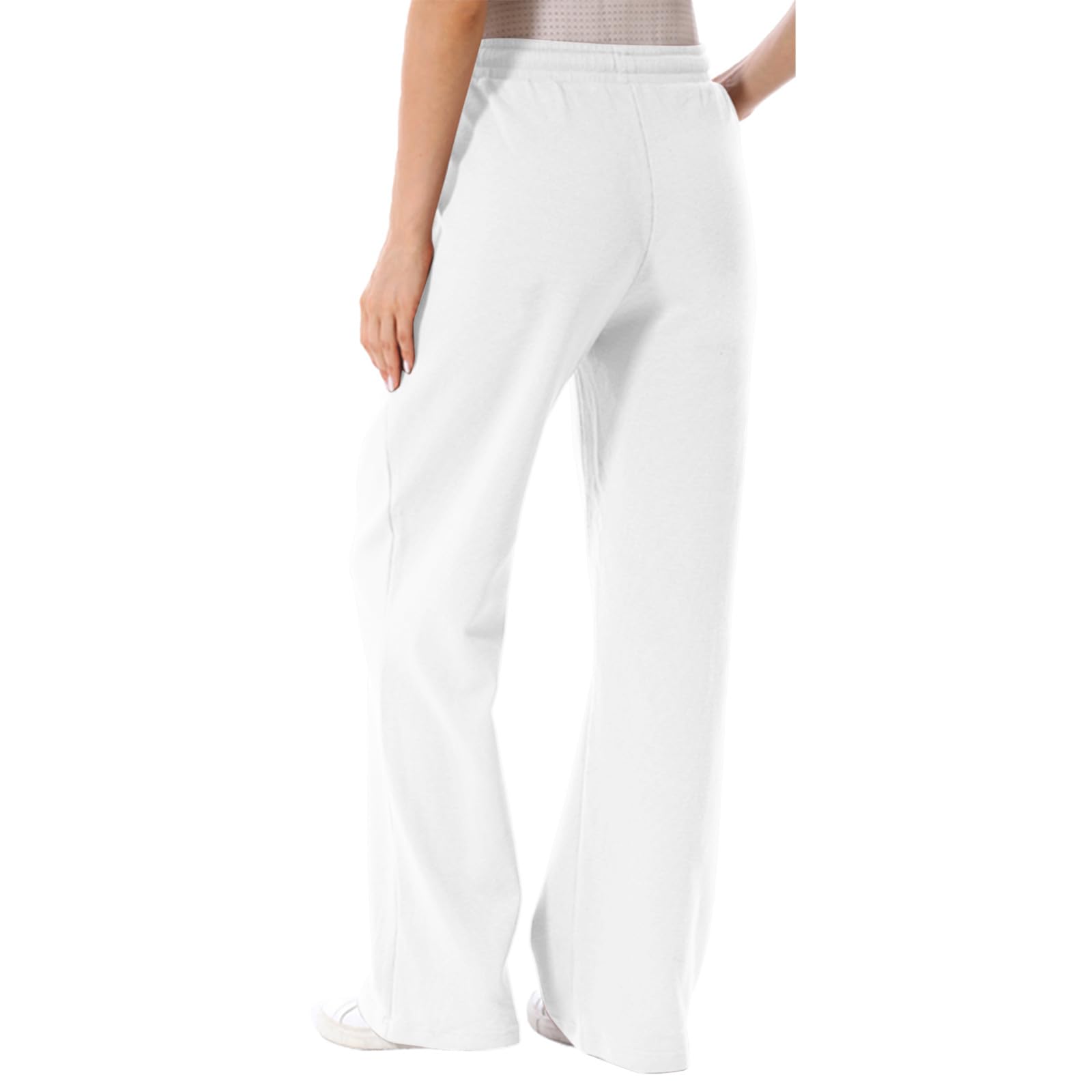 Generisch Pantaloni premaman da donna, senza cuciture, morbidi, casual, con tasche, alla moda, comodi in vita elasticizzata