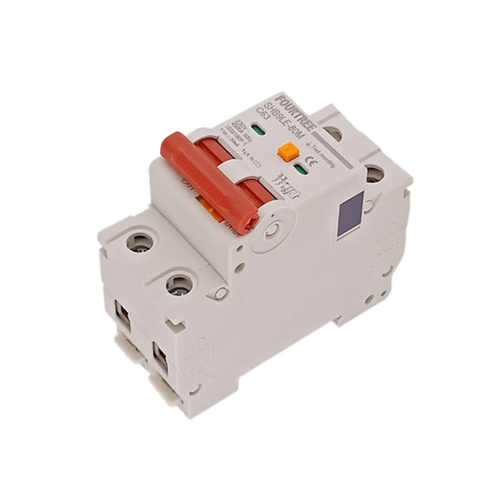 GVBAEPIEO Type Leakage switches 1P+N 230V Residual Current Circuit Breaker with Over and Protection MCB 30mA 10-63A(32A)