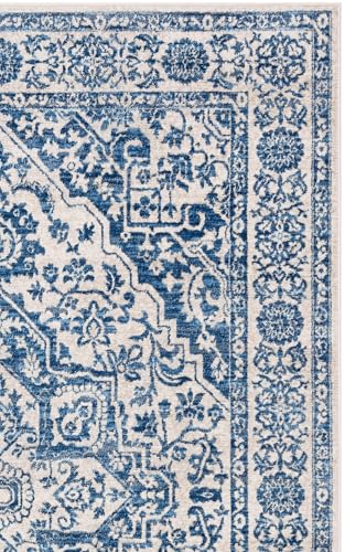 Tapete SAFAVIEH Brentwood 9' x 9', azul y gris miniatura 3