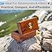 Miniature Beautiful Handcrafted Handheld Brass Telescope with Rosewood Box - Pirate Navigation Gifts - Nagina International (6 Inches, Polished Brass)