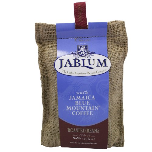 Jablum Jamaica Blue Mountain Roasted Whole Bean Coffee (4oz)