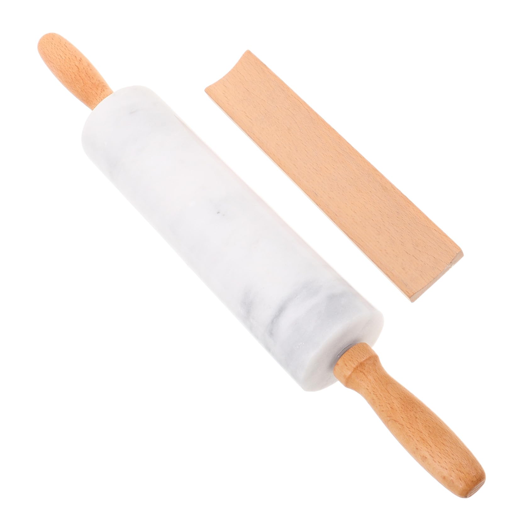 BESTYASH 3 Piezas Rodillos de Mármol para Amasar Superficie Lisa y Antiadherente Herramientas de Cocina Versátiles para Repostería Pasta y Masa de Pizza para Uso Doméstico y Profesional