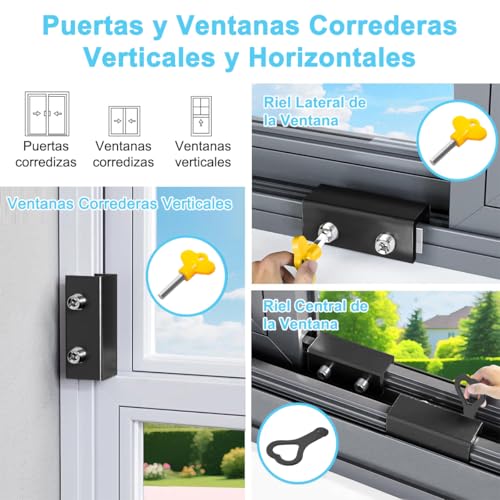 Cerradura de seguridad para puerta corrediza 12 Imagen adicional