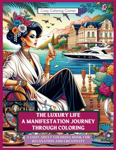 The Luxury Life: A Manifestation Coloring Book for Adults: Over 50 Stunning Illustrations of Beautiful Women | Relax, Color, and Enjoy Cozy Coloring ... Women of The World | Cozy Coloring Corner) image 2