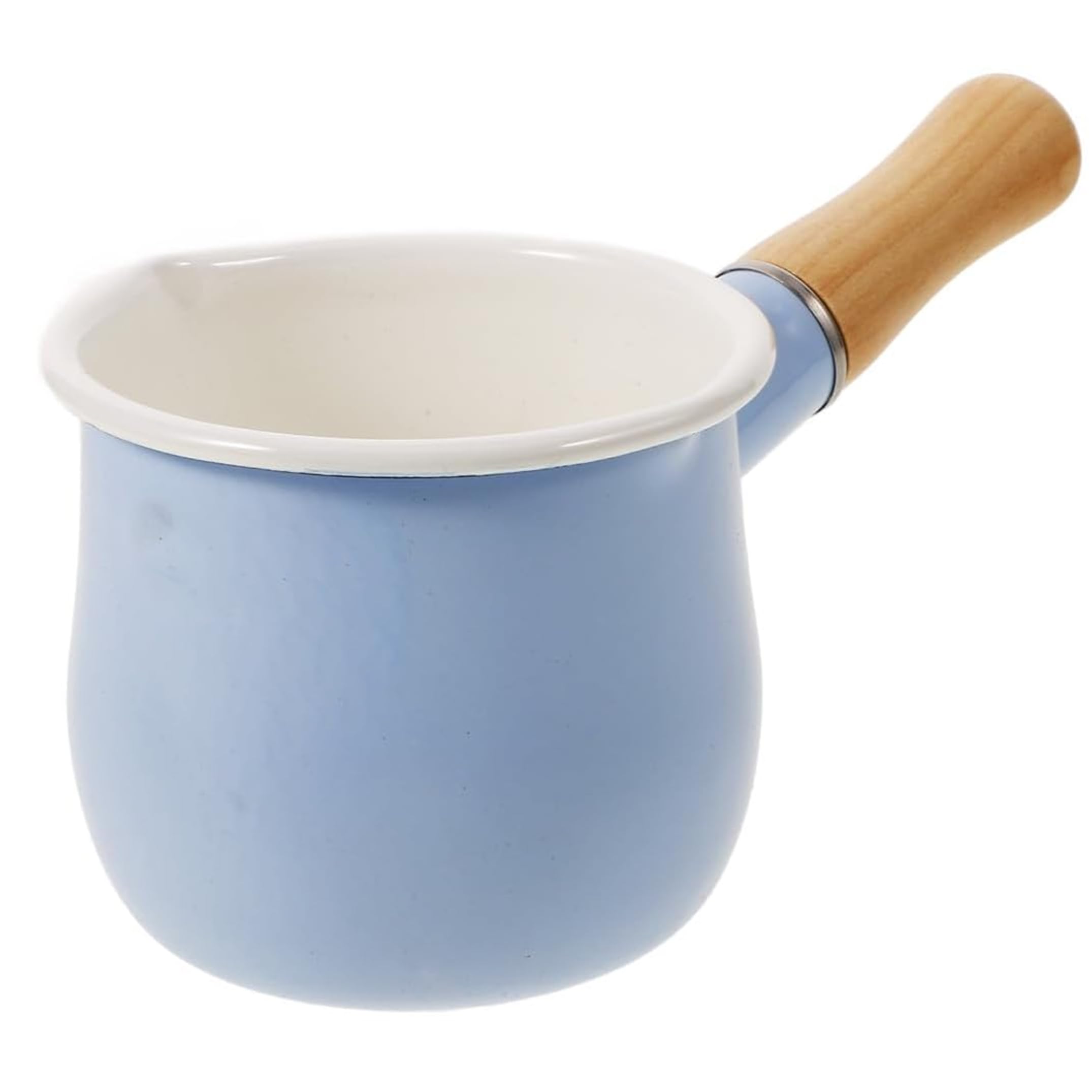 Casserole en émail pour vos pauses café et sauces maison sur feu induction