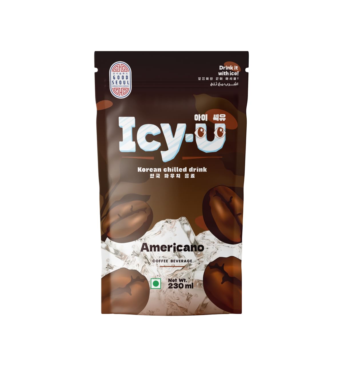 Good Seoul Icy-U Americano Korean Chilled Drink • Ready-to-Drink Black Coffee • Authentic Korean Iced Americano • Smooth, Bold & Refreshing No Milk Coffee Beverage, 7.78 fl oz ℮ 230 ml-image-32
