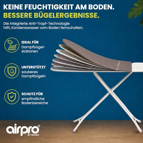 Airpro by Widex Universal 6-Lagen Bügelbrettbezug für Dampfbügeleisen