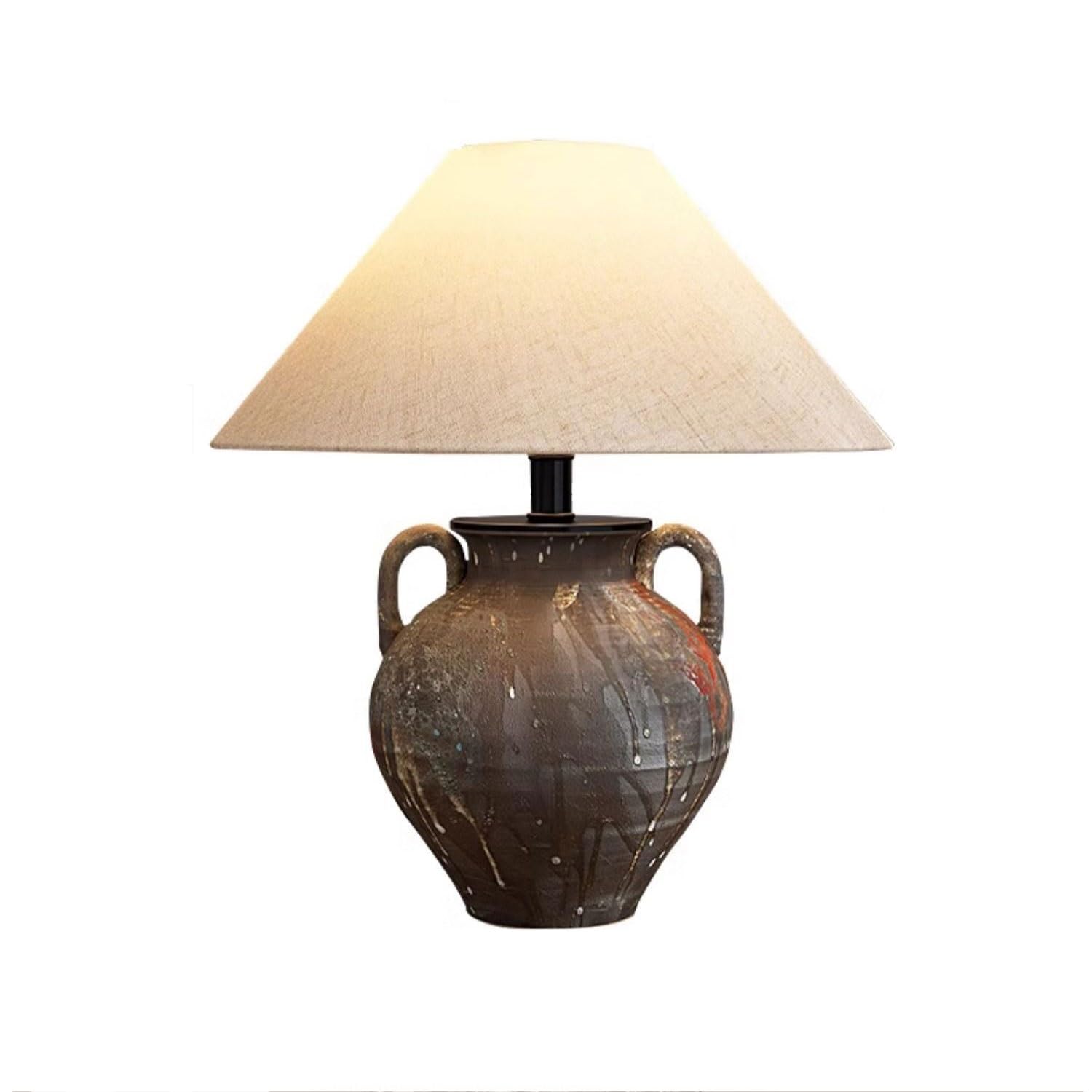 LJHFG63KUYT Bedside Lamps Ceramic Table Lamp Creative Hotel Homestay Bedroom Bedlight Sample Room Nightstand Dorm