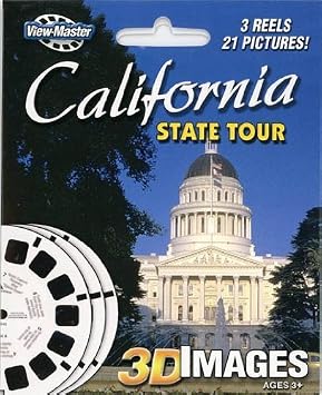 Compatible to ViewMaster 3Reel Set - California State Tour - 21 3D Images