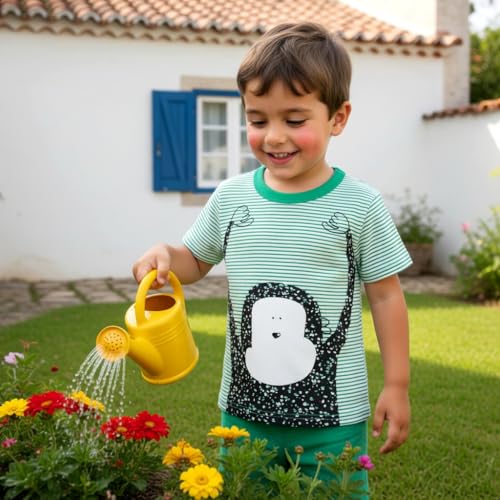Image of DEEKEY Toddler Boys Shirts Short-Sleeve Little Kids t Shirts Boys' Tops, Tees & Shirts Graphic TEE Age for 2-7 Years 4-Pack