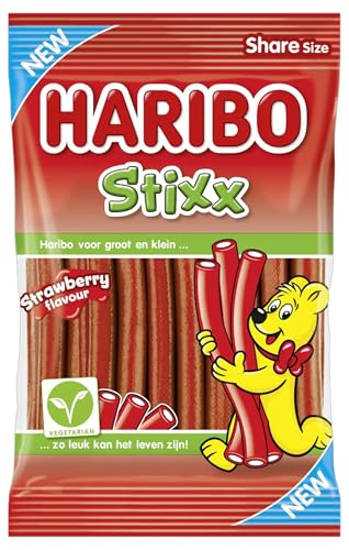 Haribo Stixx Strawberry dulce sabor fresa 160g miniatura 1