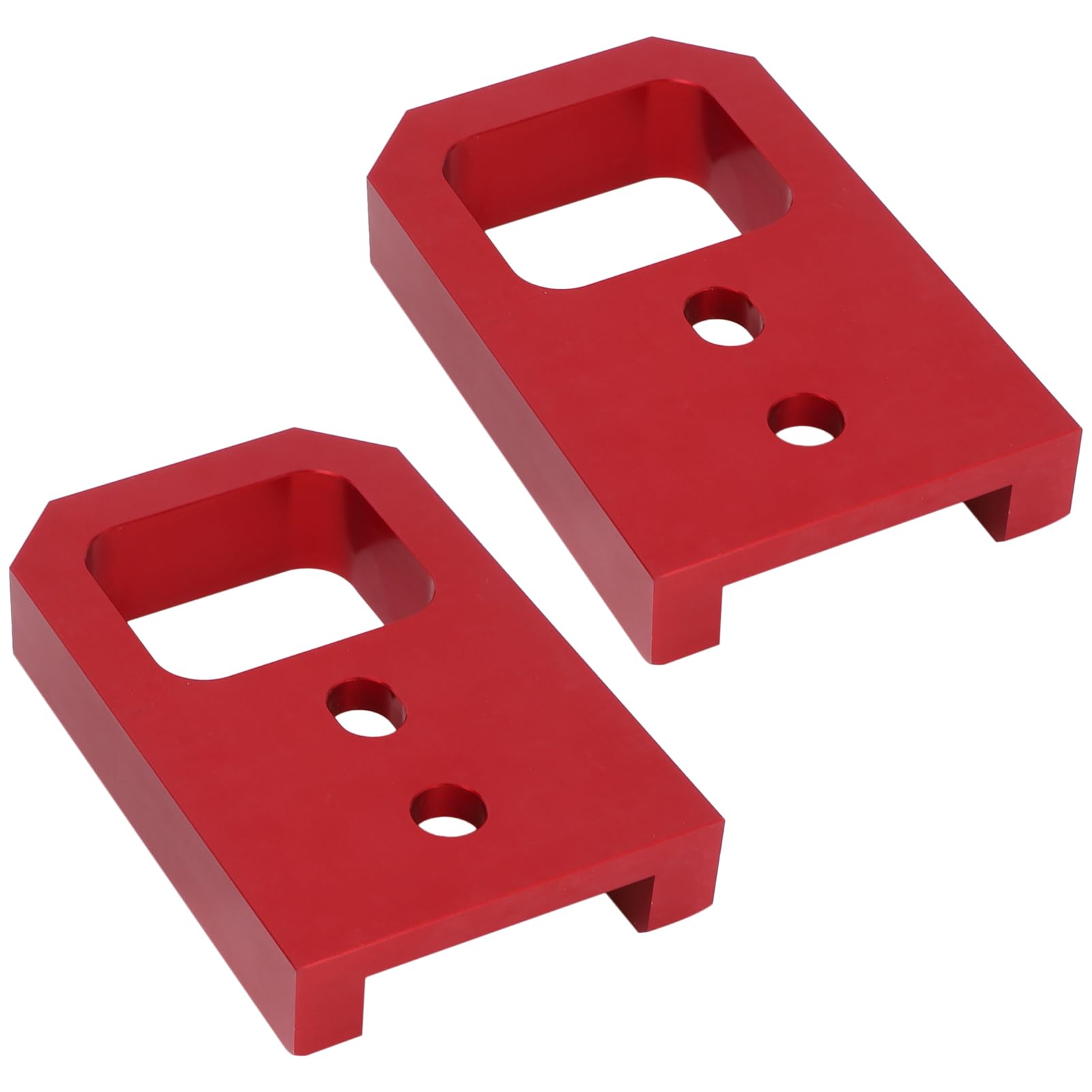 2 PCS Car Tow Hooks, Aluminum Towing Hooks Heavy Duty Aluminum Racing Style Front and Rear Vehicle Recovery Hooks