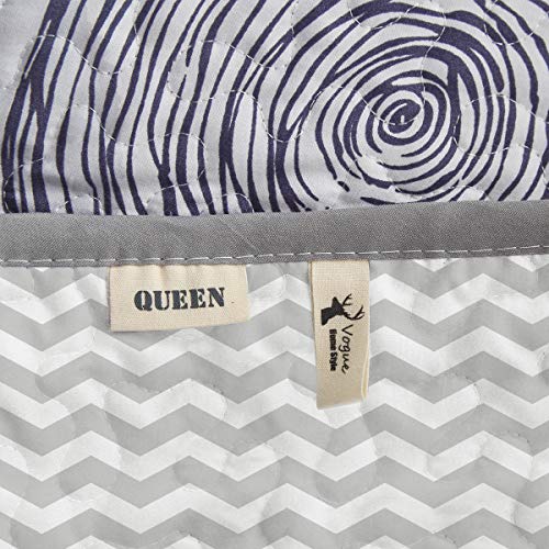 Uozzi Bedding 3 Piece Reversible Quilt Set Queen Size 90x90 Soft Microfiber Lightweight Coverlet Bedspread Summer Comforter Set Bed Cover Blanket for All Season Colorful Dots (1 Quilt+ 2 Shams)