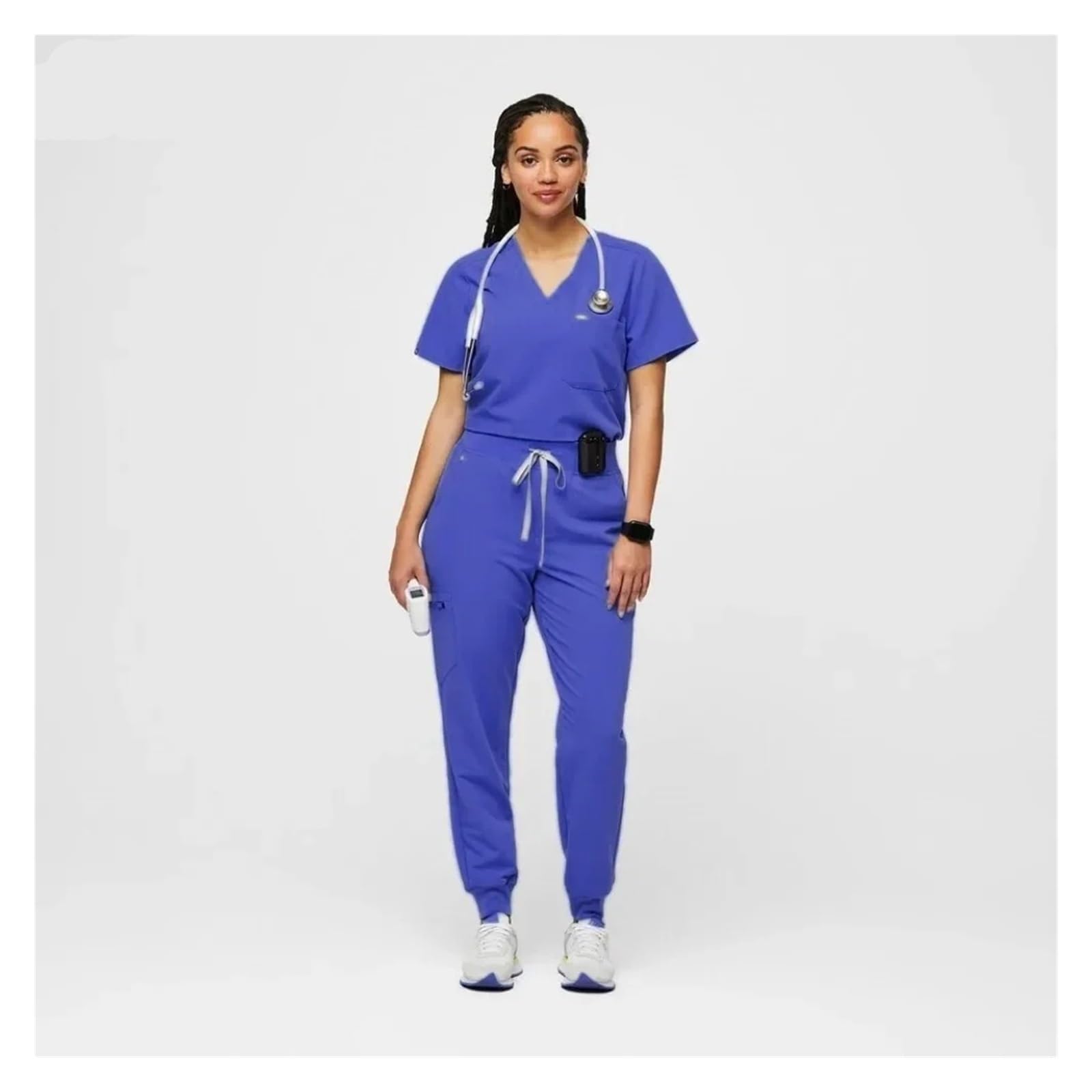 Uniforme Sanitario NiñA Mono de enfermería Moda for Mujer, Camisa salón Belleza, Uniforme Enfermera for Hospital