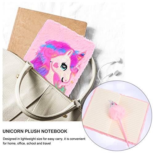 ABOOFAN 2 Pcs Caderno Fofo Unicórnio Adorável Desenho Animado Caderno de Capa Animal Diy Desenho Blo