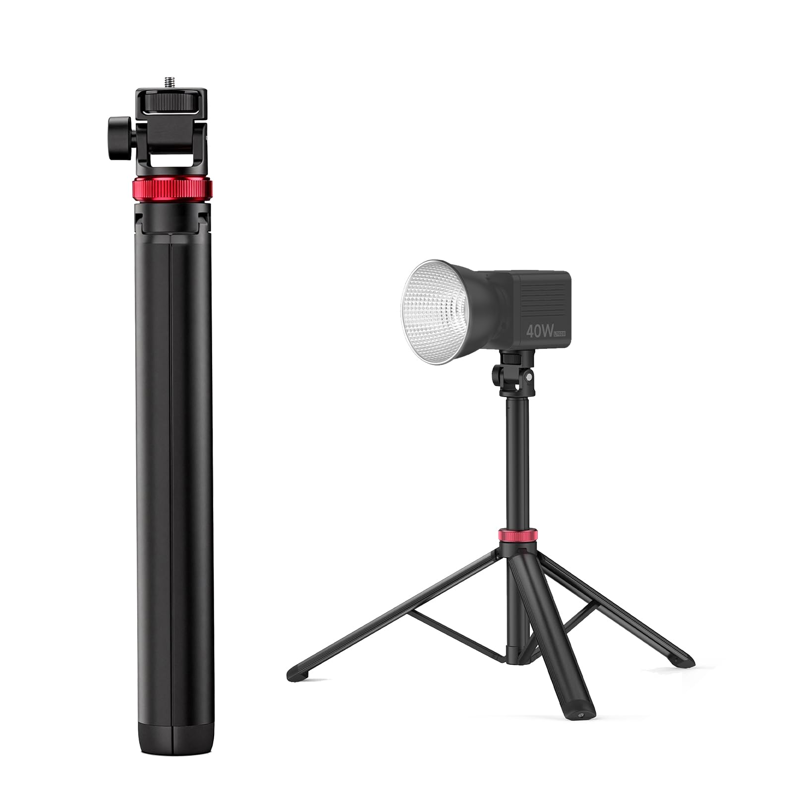 DT80-B - Treppiede da viaggio con apertura automatica, per Osmo | Modello DT80-B, design con apertura automatica, nero, treppiede da viaggio, altezza 203 cm