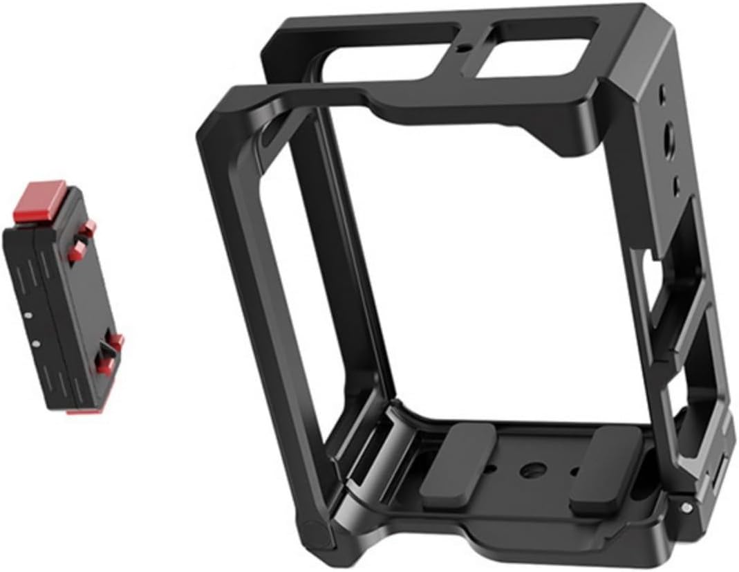 Mount Aluminum Alloy Camera Cage for Pro2 360 Degree Rotation and Secure Action Grip Aluminum Alloy Mount