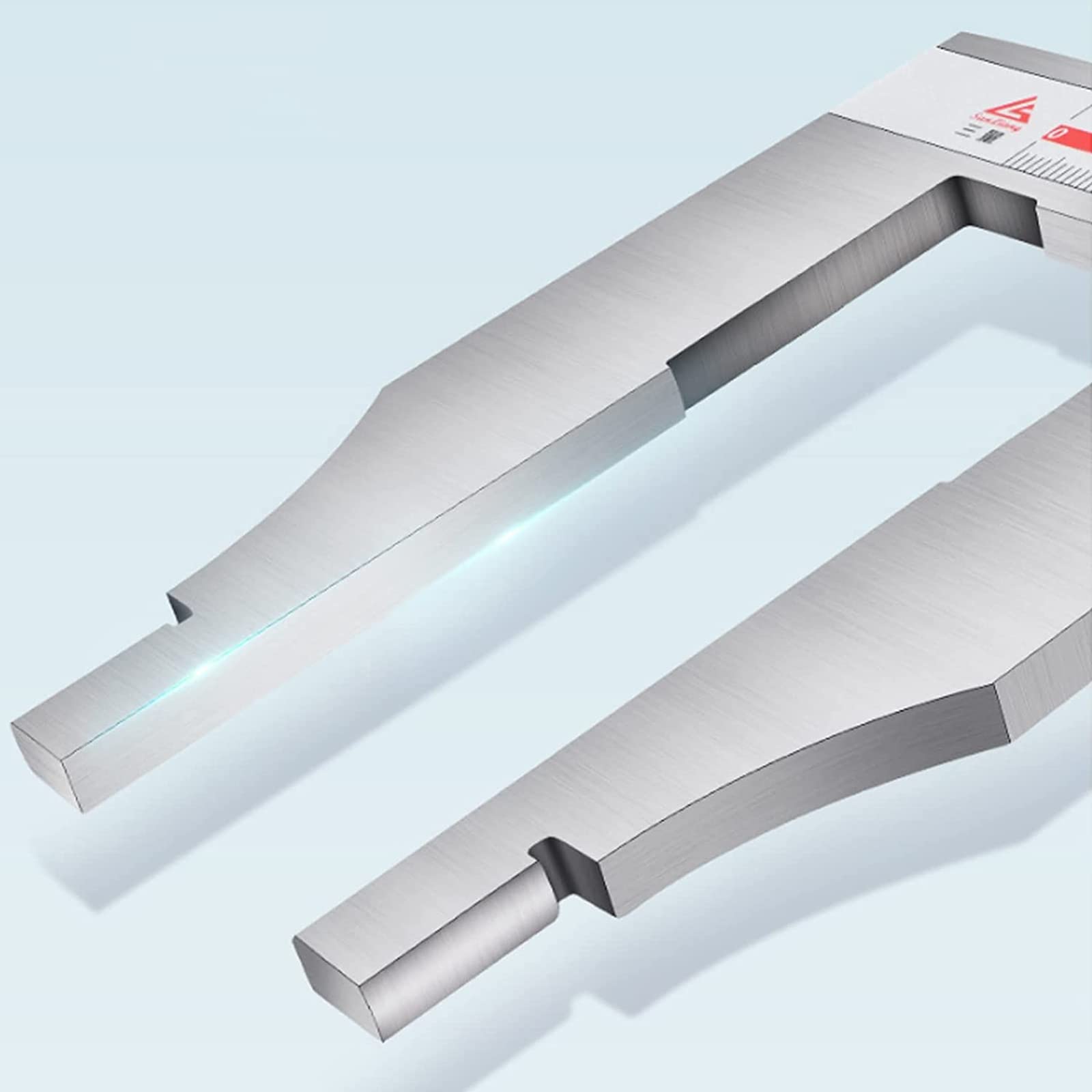 Digital Messschieber 500 mm mit Feineinstellung, Schnabellänge 150 mm, Digitale Werkstatt Schieblehre Edelstahl Messlehre Messwerkzeuge, Metrisch/imperial (Schnabellänge: 150mm)