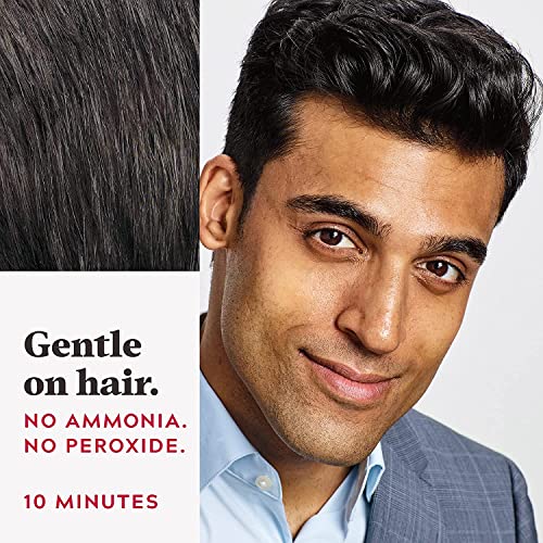 JUST FOR MEN Easy Comb-In Color, No-Mix, Rich Black A-65 (3 Pack) - image 4