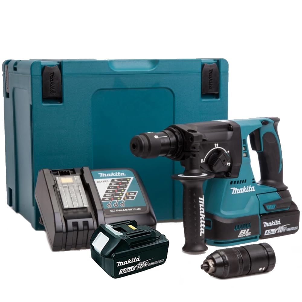 Makita DHR243RFJ, perforateur burineur sans fil SDS-Plus, 710 W, mandrin 13 mm