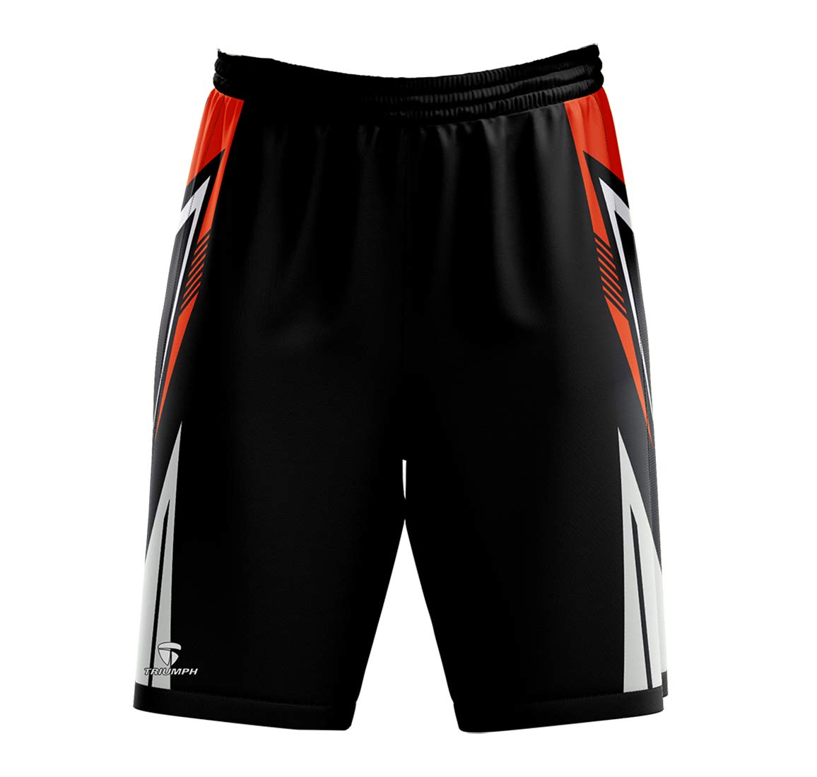 Triumph Men's/Boy's Polyester Sublimated Basketball Shorts Black-picture-11