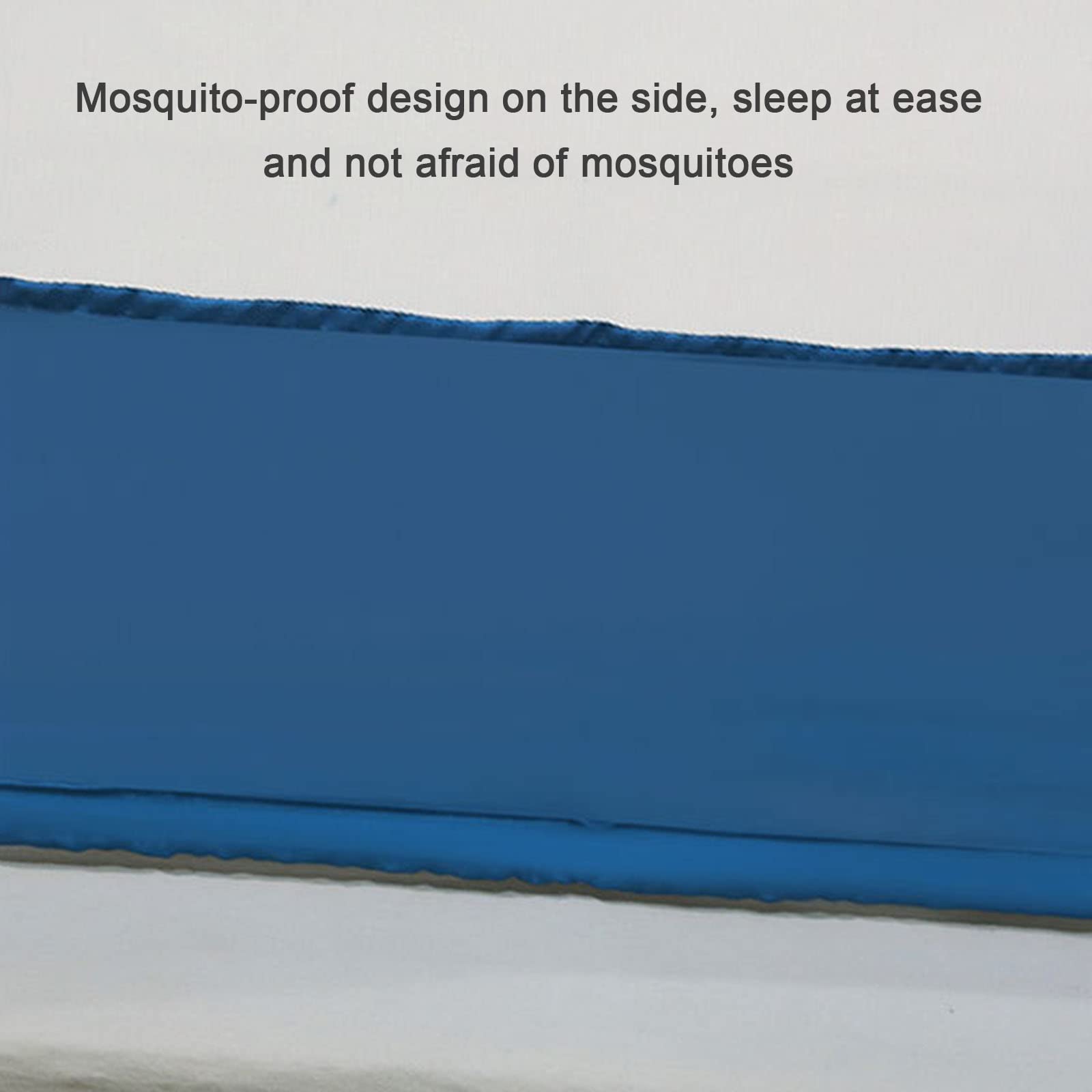 Tienda De Mosquitera Emergente, Mosquitera Plegable Portátil para Cama Individual/Doble, Mosquitera Recién Actualizada para Dormitorio Y Viajes Al Aire Libre, Fácil De Instalar Y Lavar,Azul A,100x19