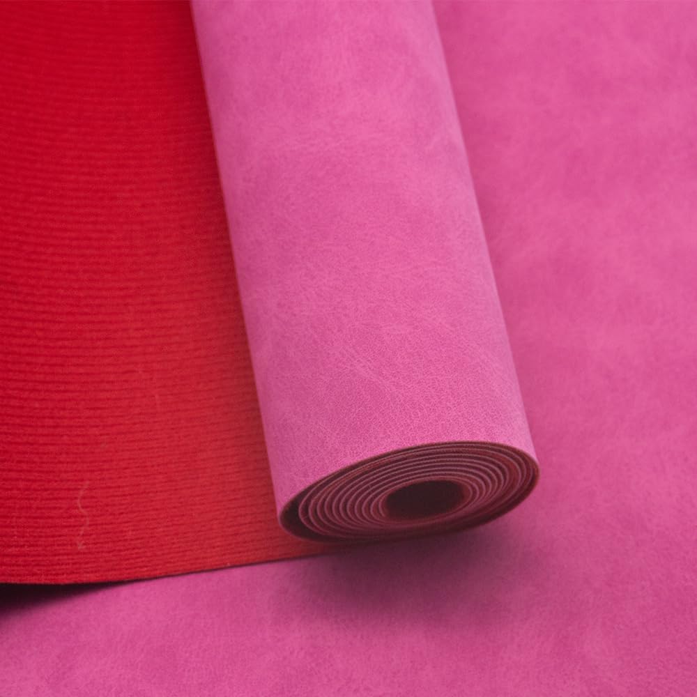 Cuir synthétique doux rose pour personnaliser vos canapés et sacs faits main