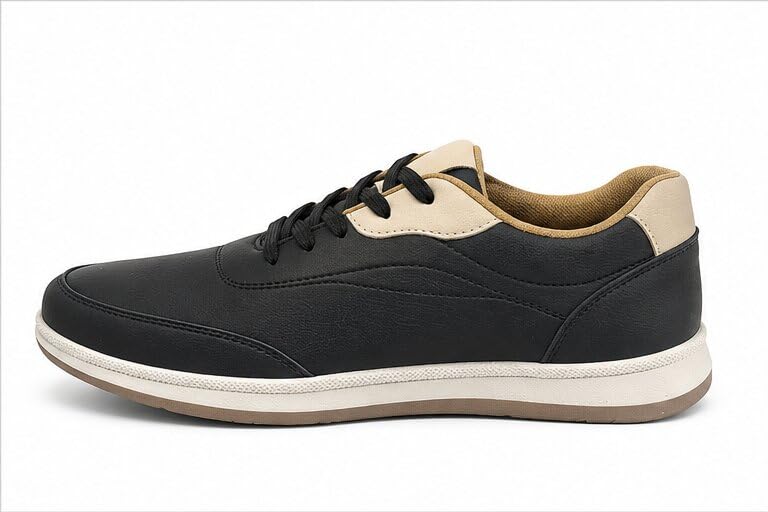 Image of Centrino Sneakers for Men | Lightweight Casual Shoes for Men Stylish | Breathable Mesh Walking Shoes | Cushioned Insole Comfortable Shoe for Man | Durable Sole Footwear|Trendy Lace-Up Shoes for College, Parties & Daily Use (9623)