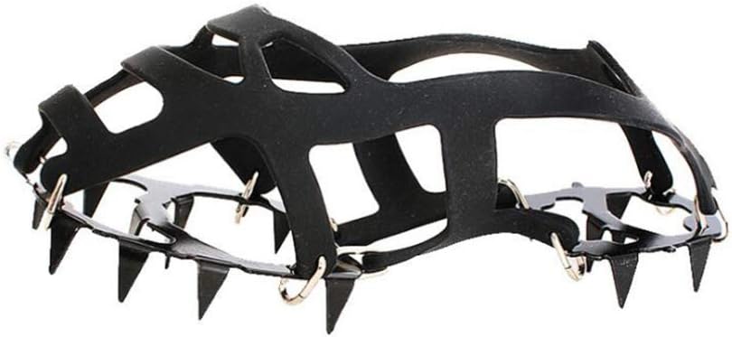Garneck Lightweight Ice Spikes Non-Slip Outdoor Shoes for Winter Climbing and Walking