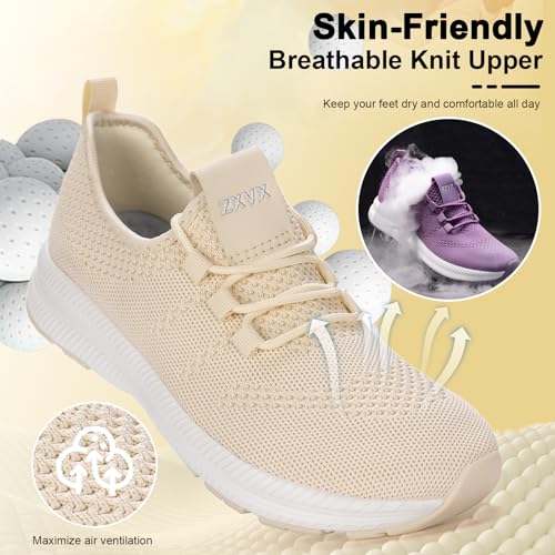Image of Wide Toe Box Shoes Women Non-Slip Wide Width Sneakers Ultra Light Extra Wide Road Running Shoes for Women Breathable Tennis Walking Gym Workout Trainer 6-12