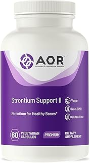 Strontium Support II, Mineral Support for Bone Health, Vegan, Non-GMO (60 Caps)