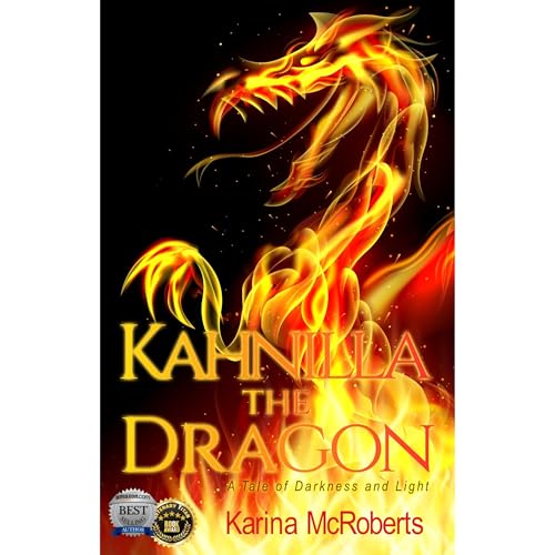 Kahnilla the Dragon Audiolibro Por Karina McRoberts arte de portada