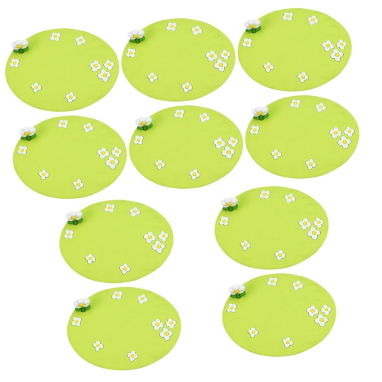 Housoutil 10 STK rutschfeste Matte Handy Matte rutschfestes multifunktionale antirutschmatte Handy aufsteller Gadgets für männer rundes rutschfestes Pad Anti-Rutsch-Pad