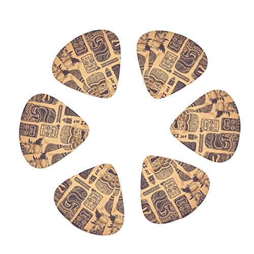 Lot de 12 médiators vintage Aloha Tiki fins moyens et lourds pour guitares acoustiques électriques - Les Beatles, Paul McCartney, John Lennon, RIngo Starr, George Harrison Lot de 12 médiators vintage Aloha Tiki fins moyens et lourds pour guitares acoustiques électriques – Image 3