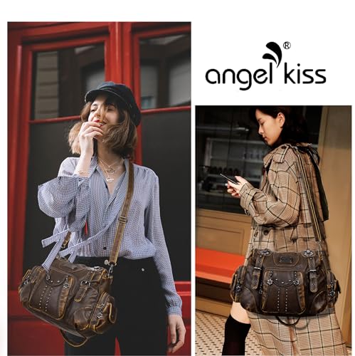 Image of Angel Kiss Purses for Women Soft PU Leather Large Hobo Bags for Women Shoulder Bag | Soft