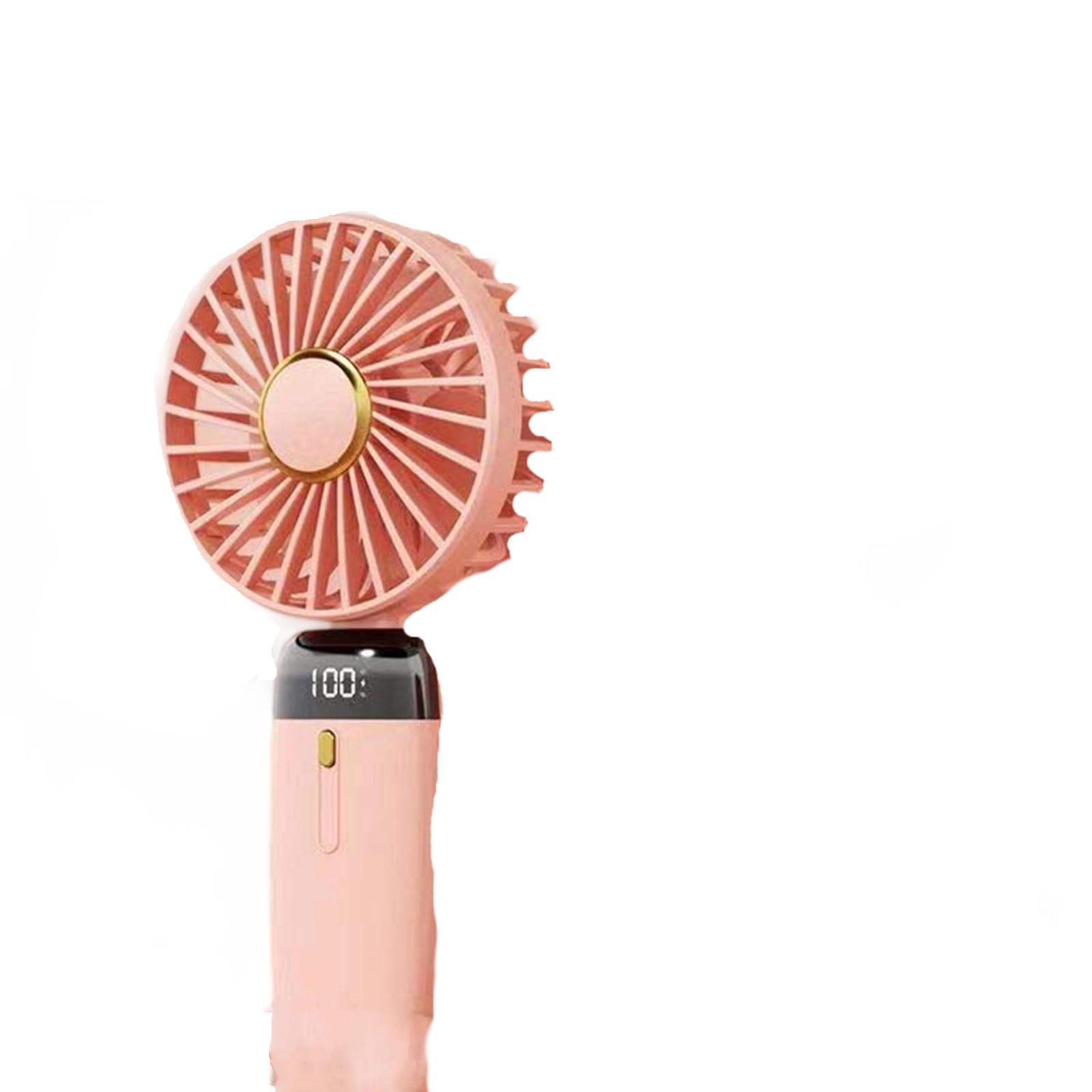 Jazuaiao Portable Outdoor Foldable Handheld Fan Small Cooling Rechargeable Control 5 Speed Cooling Fan Handheld
