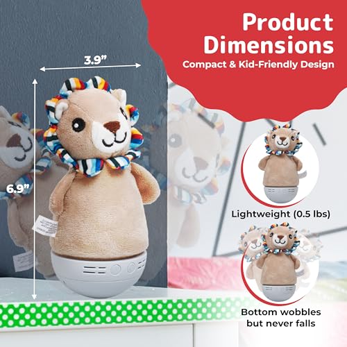 Lámpara de noche infantil Leoncito PREXTEX 3.9x6.9x3 in miniatura 3