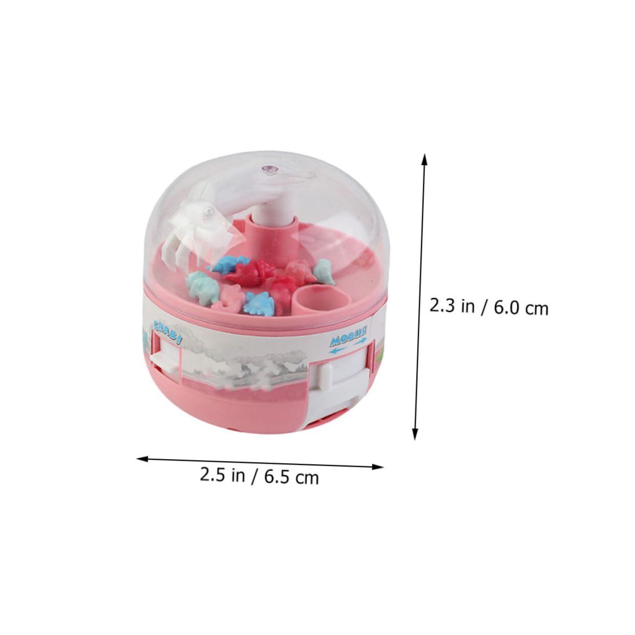 Toddmomy 3Pcs Mini Dinosaur Claw Machine Kids Toy Party Favors Dinosaur Catching Toy Portable Claw Arcade Game for Children - Image 2