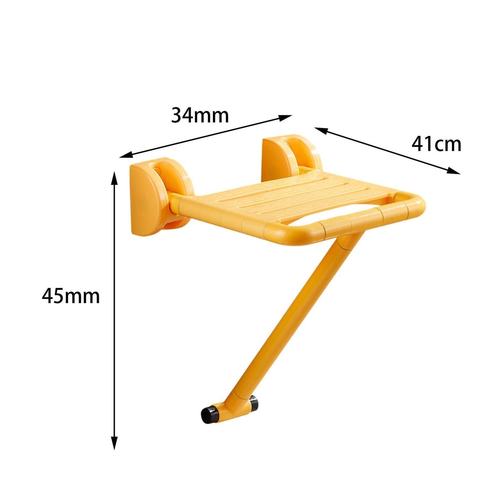 Genérico Asiento de Ducha Plegable for Montaje en Pared | Taburete estable antideslizante for baño de personas mayores