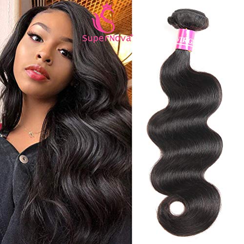 SuperNova Brazilian Body Wave One Bundle 100% Unprocessed 8A Virgin Human Hair Weave Hair Extensions Bundles 8-30 Inches(18inch bundle)